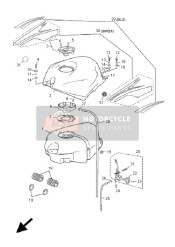 5WXF42407000, Aufklebersatz, Yamaha, 0